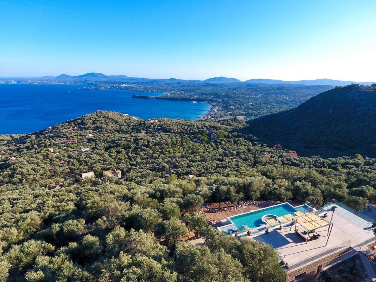Summerwine Luxury Villa Sea View Private Pool Spartylas 外观 照片
