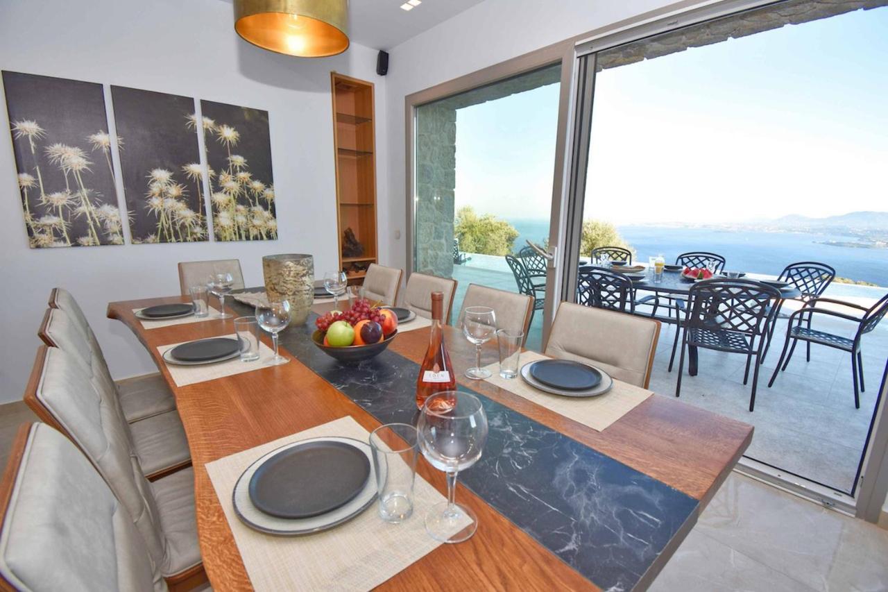 Summerwine Luxury Villa Sea View Private Pool Spartylas 外观 照片