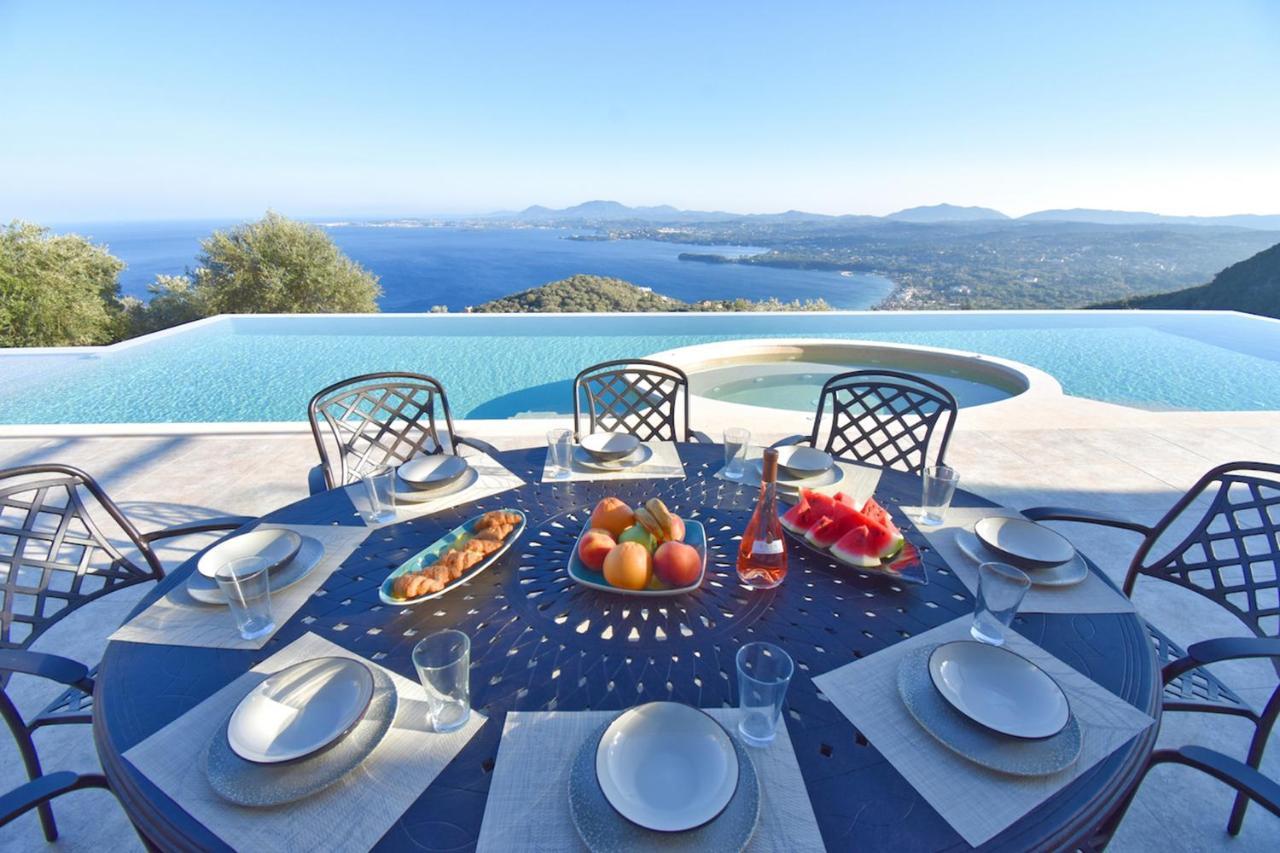 Summerwine Luxury Villa Sea View Private Pool Spartylas 外观 照片