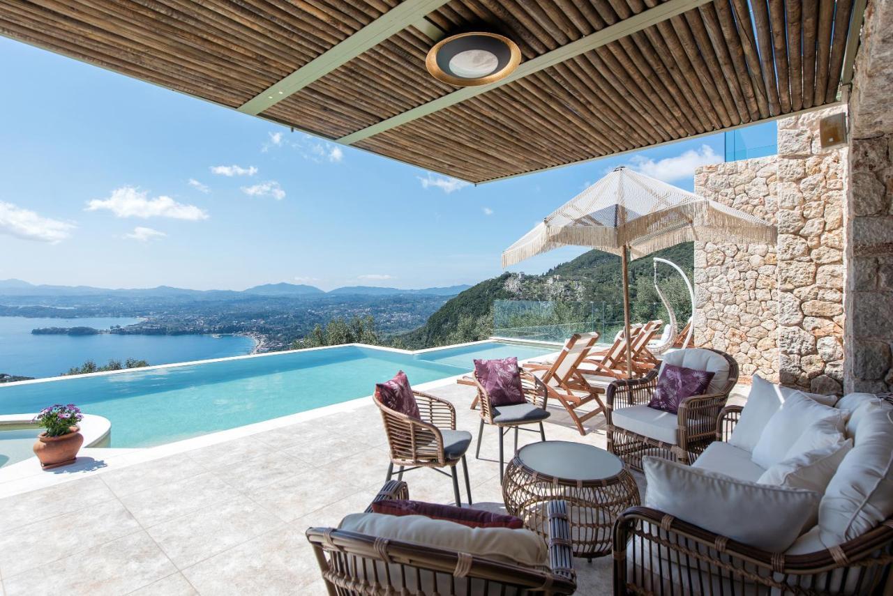 Summerwine Luxury Villa Sea View Private Pool Spartylas 外观 照片