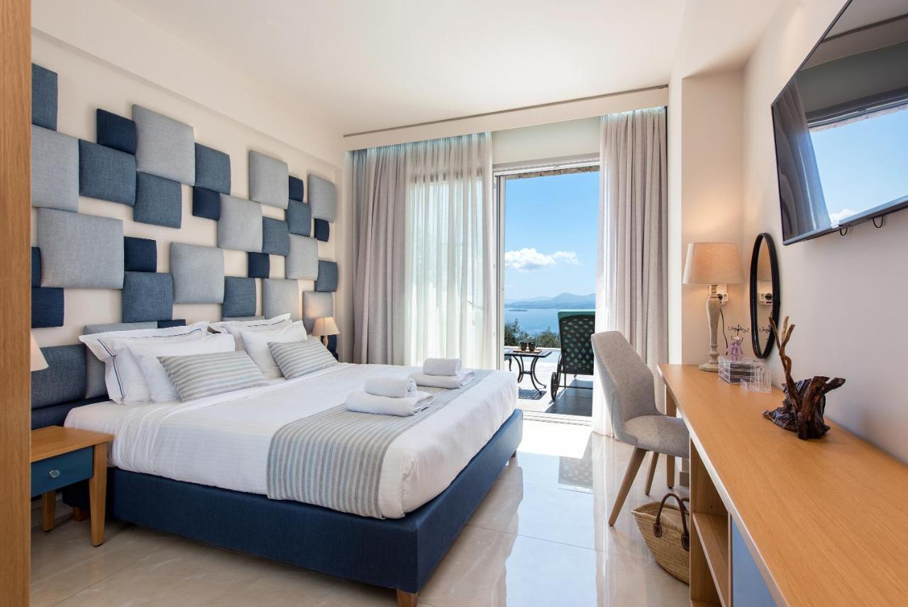 Summerwine Luxury Villa Sea View Private Pool Spartylas 外观 照片