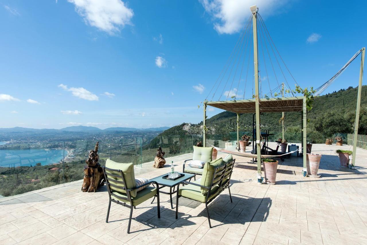 Summerwine Luxury Villa Sea View Private Pool Spartylas 外观 照片