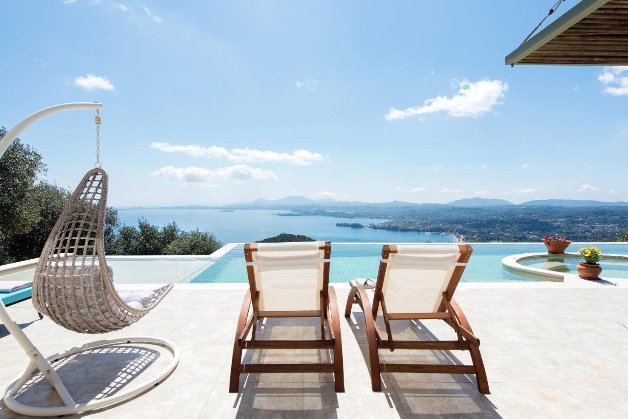 Summerwine Luxury Villa Sea View Private Pool Spartylas 外观 照片