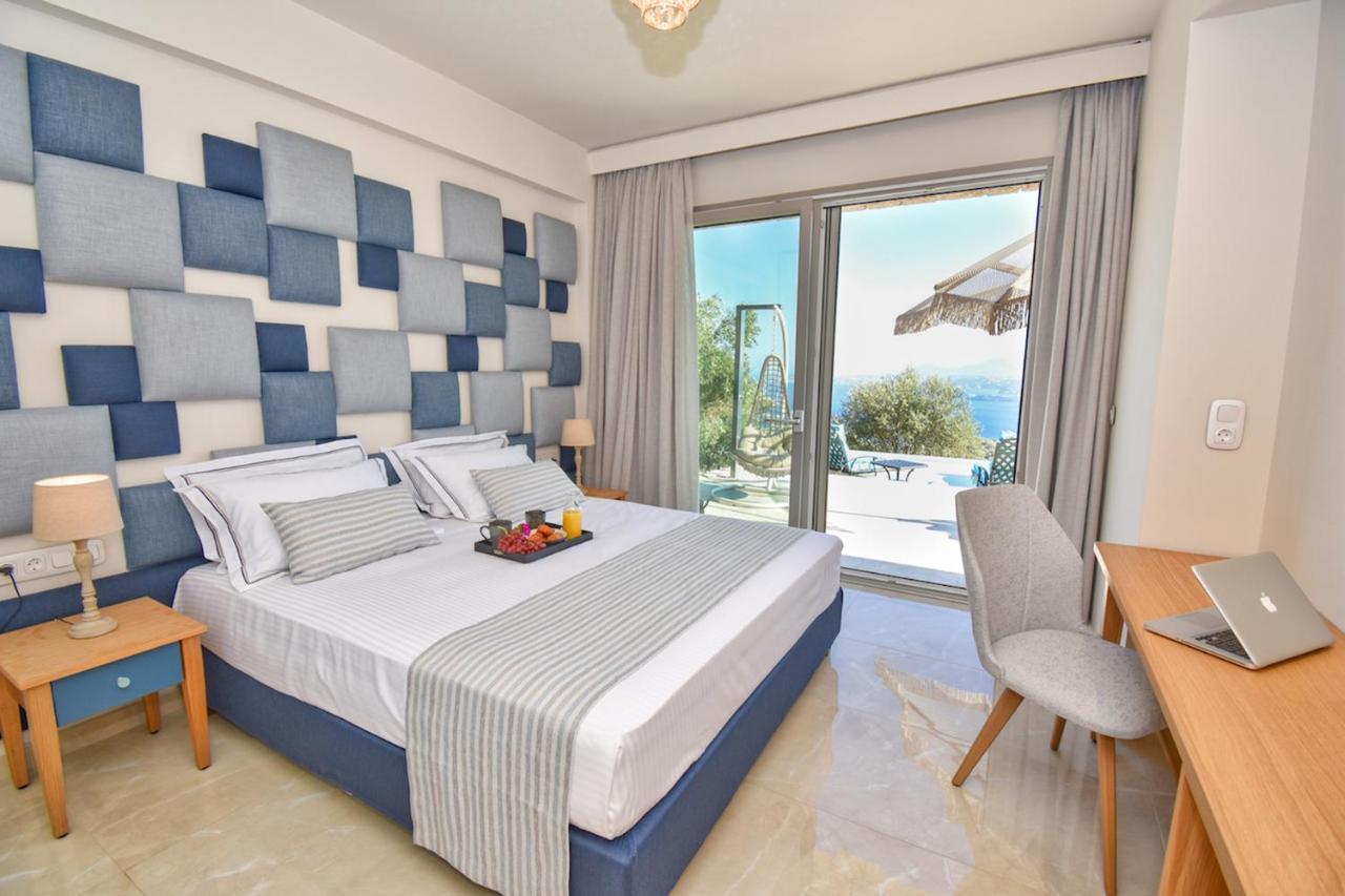 Summerwine Luxury Villa Sea View Private Pool Spartylas 外观 照片
