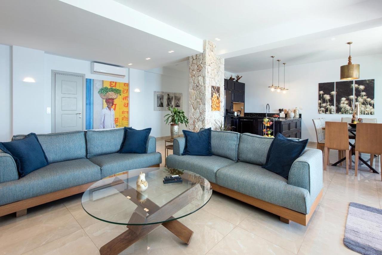 Summerwine Luxury Villa Sea View Private Pool Spartylas 外观 照片