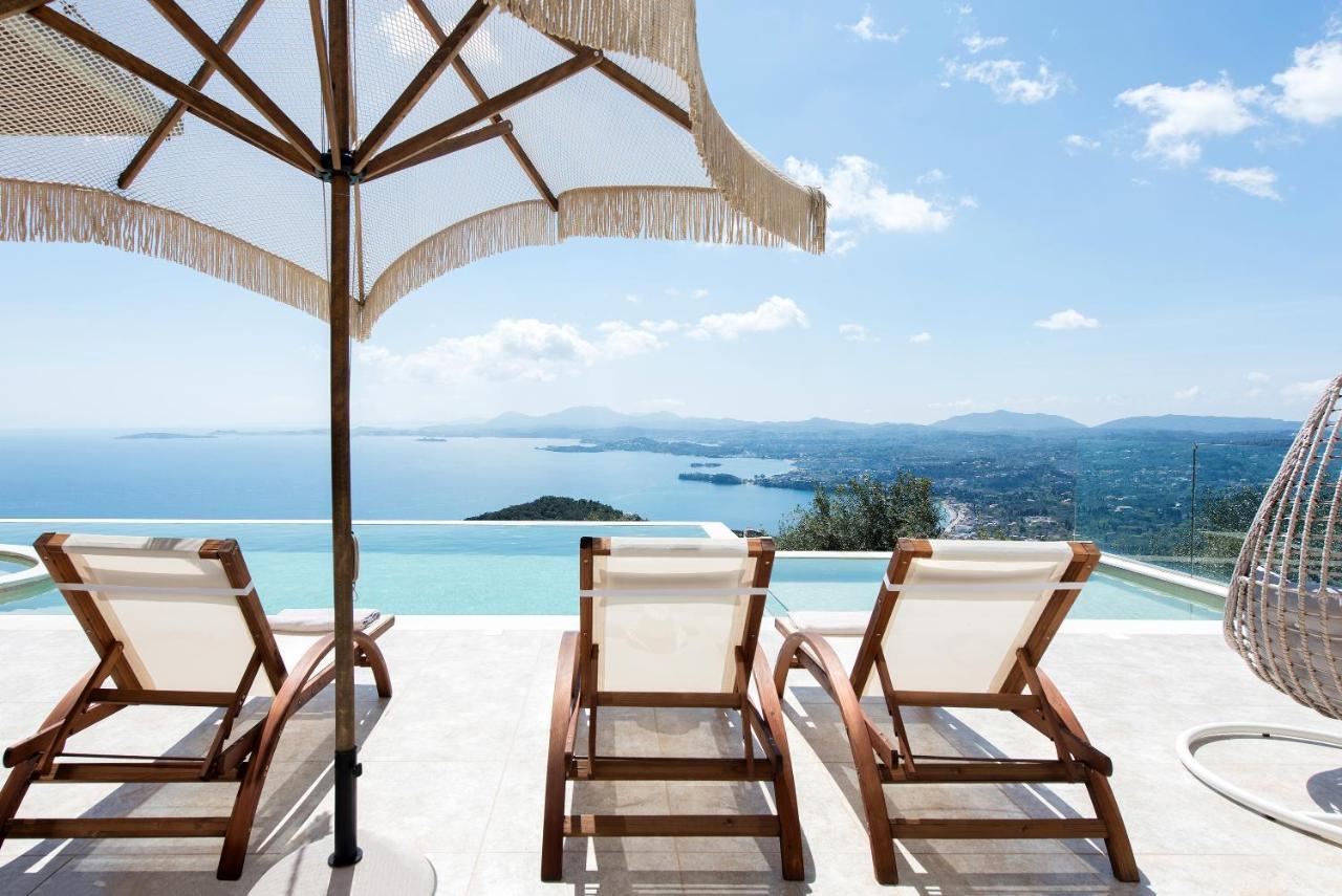 Summerwine Luxury Villa Sea View Private Pool Spartylas 外观 照片