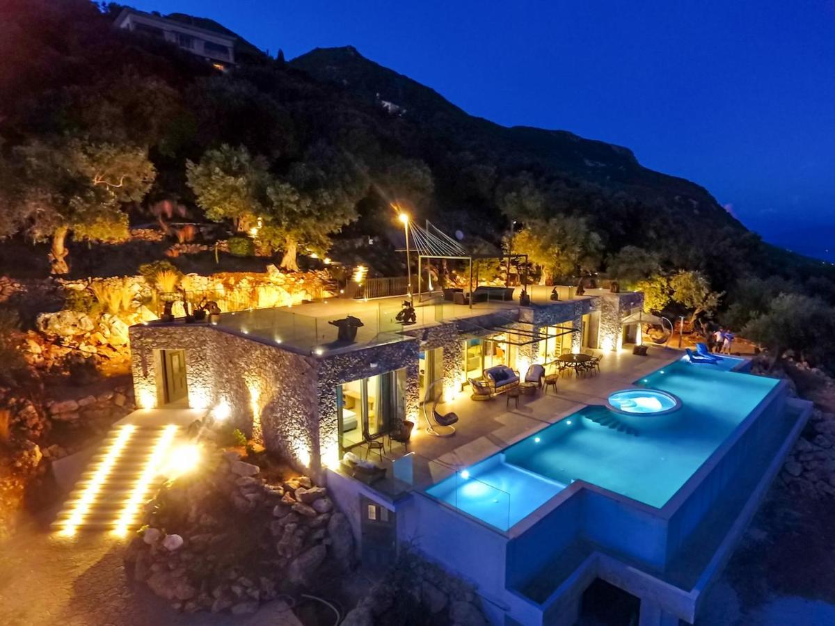 Summerwine Luxury Villa Sea View Private Pool Spartylas 外观 照片