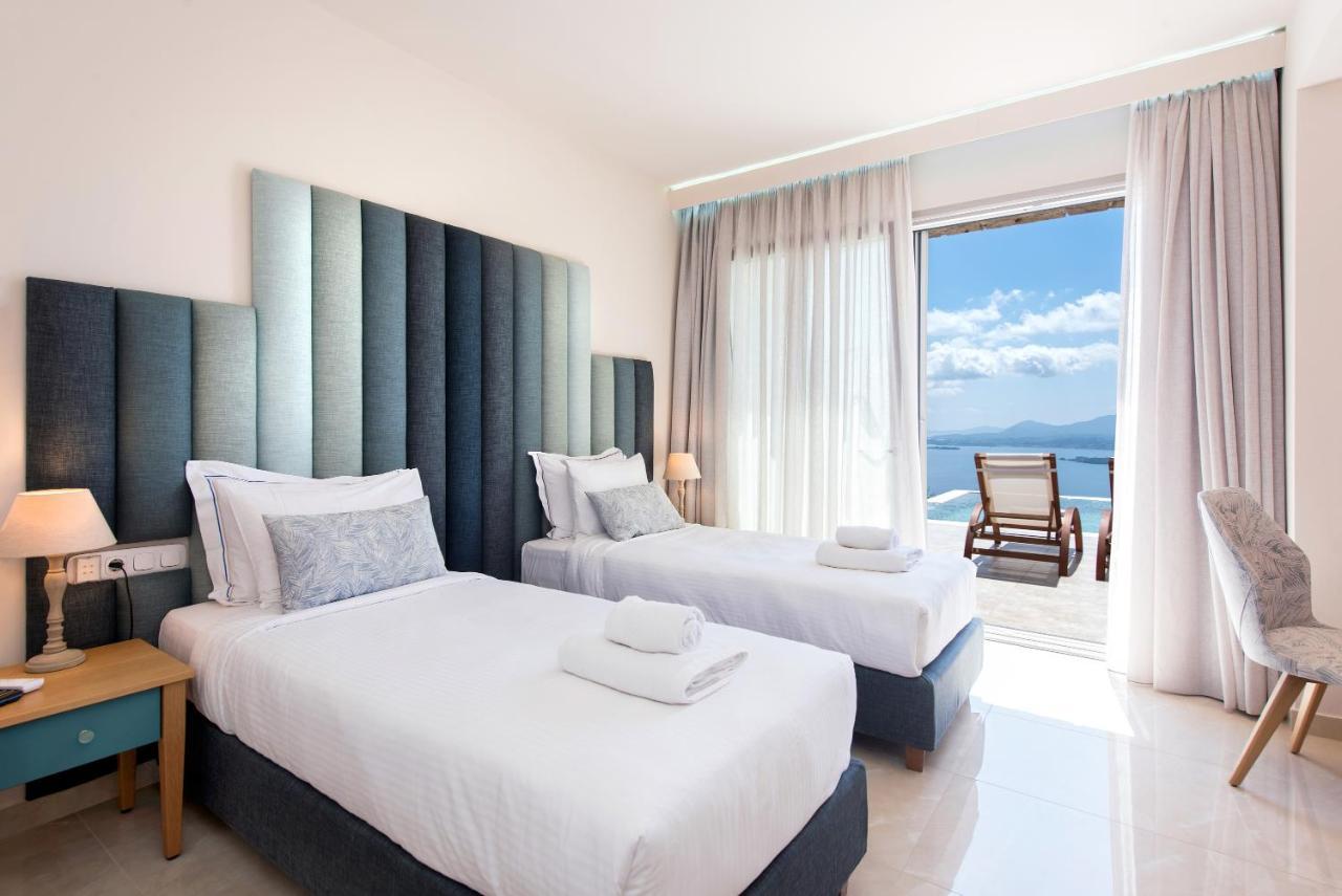 Summerwine Luxury Villa Sea View Private Pool Spartylas 外观 照片